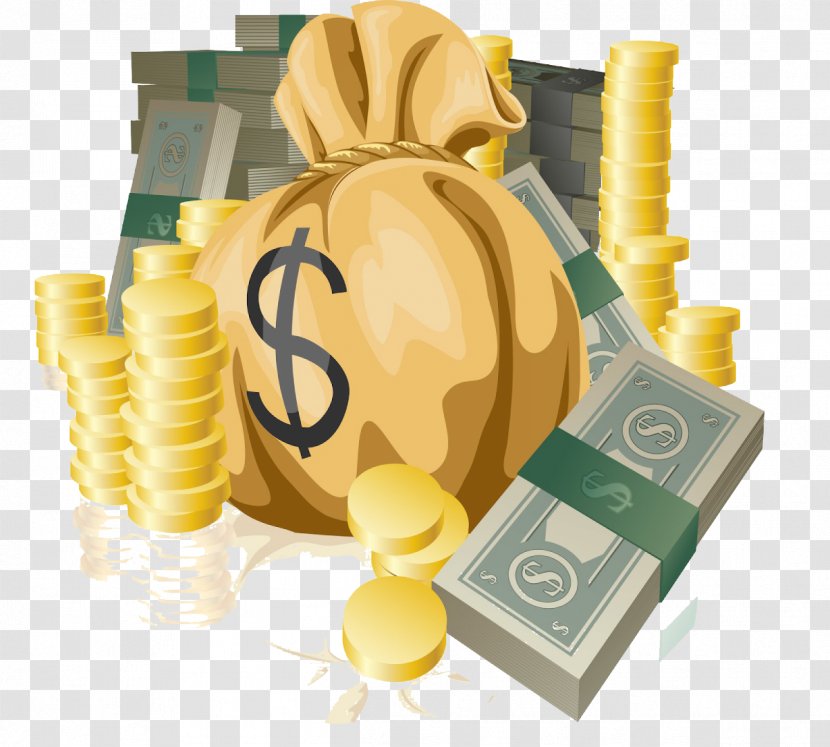 Money Bag Mutual Fund Funding Investment - Gold Coin Transparent PNG