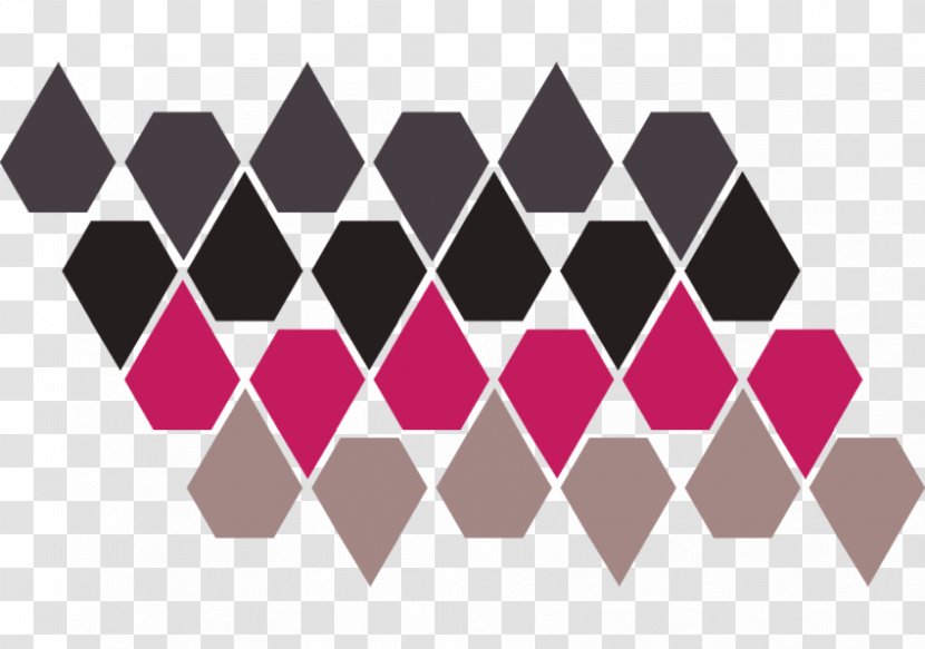 Triangle Pink M Pattern - Magenta Transparent PNG