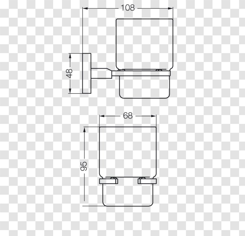 Floor Plan Furniture Line Angle - Design M Transparent PNG