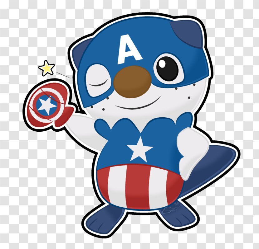Oshawott Captain America Sea Otter Pokémon Clip Art - Drawing Transparent PNG