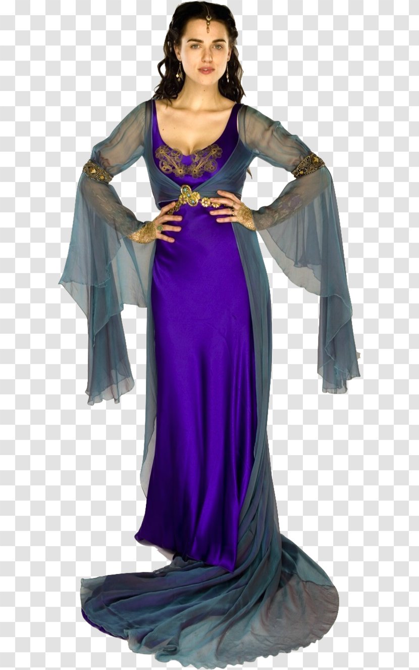 Katie McGrath Merlin Morgan Le Fay Morgana Pendragon Morgause - Violet - Costume Design Transparent PNG