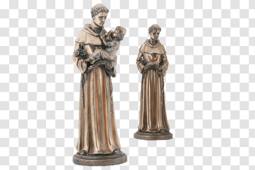 Statue Figurine Polyresin Bronze Sculpture - Wood - Saint AntHony Transparent PNG