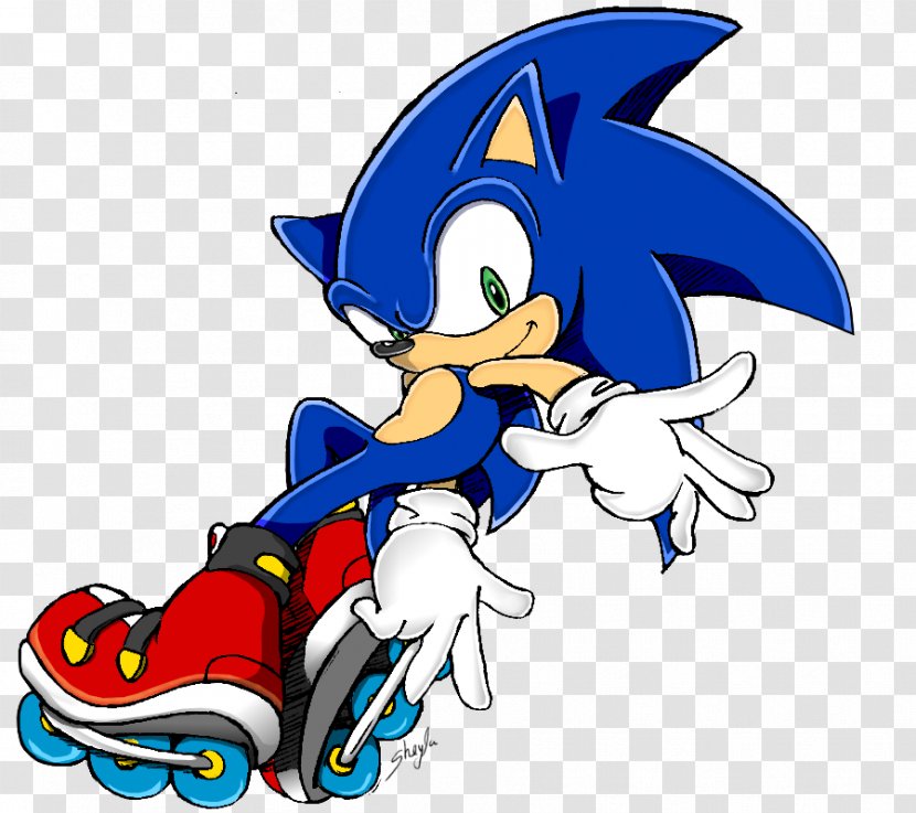 Sonic 3D Drawing Drive-In Riders Chaos - Cartoon - Meng Stay Hedgehog Transparent PNG