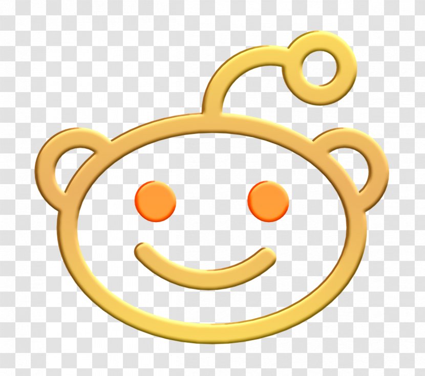Reddit Icon Social Media Logos - Pleased Symbol Transparent PNG