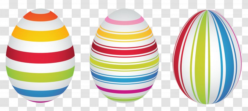 Easter Bunny Egg Clip Art - Product - Striped Eggs Clipart Picture Transparent PNG