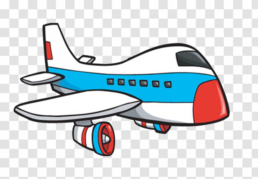 Airplane Aircraft Clip Art Vehicle Air Travel - Cartoon - Aerospace Engineering Toy Transparent PNG