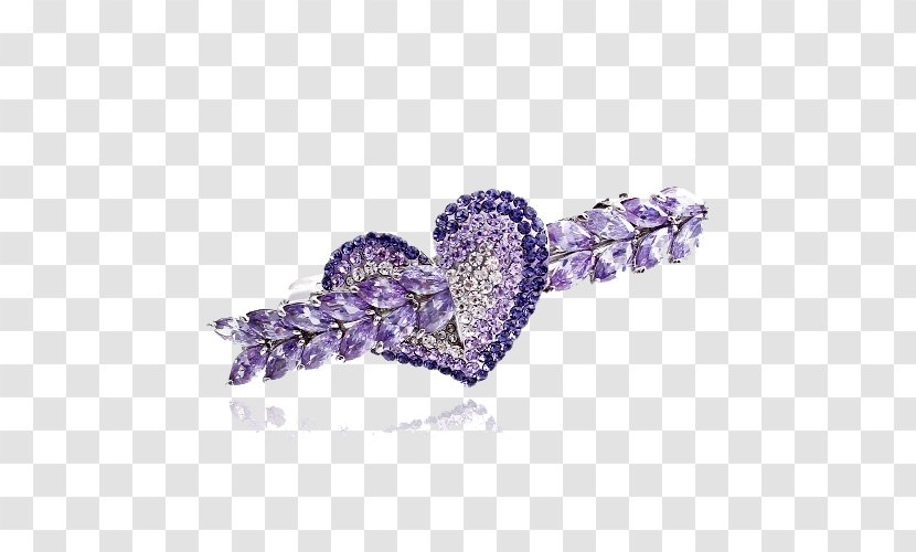 Hairpin Headgear Barrette Fashion Accessory - Amethyst - Horsetail Clip Bow Headdress Hair Accessories Transparent PNG