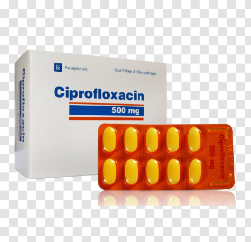 Ciprofloxacin Pharmaceutical Drug Antibiotics Infection Bacteria - Bacterial Disease - Tablet Transparent PNG