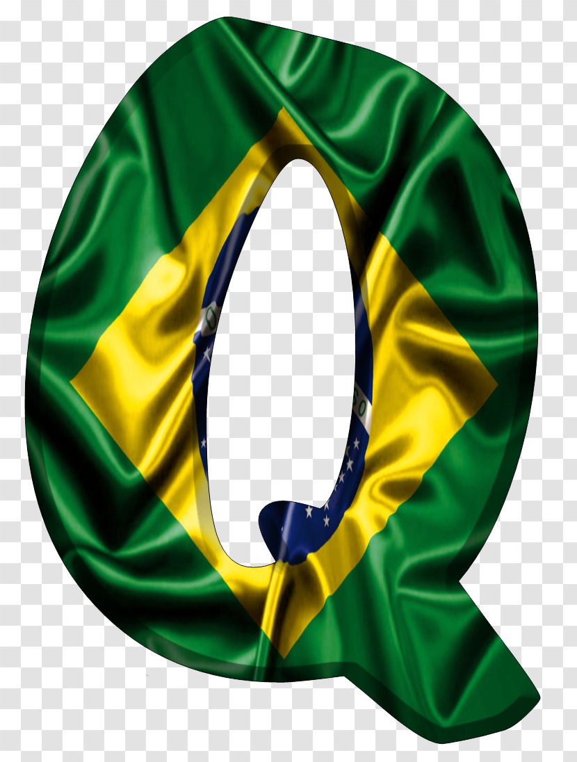 Flag Of Brazil Letter Day Alphabet - Catalog Transparent PNG