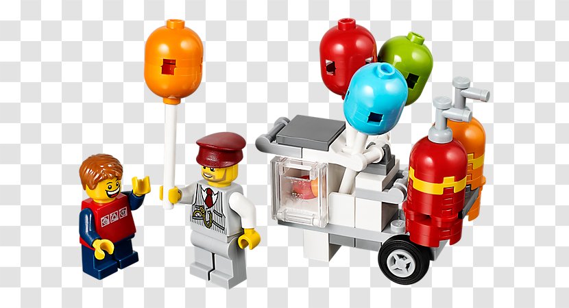Lego Creator Balloon Minifigure City - Legobirthday Transparent PNG