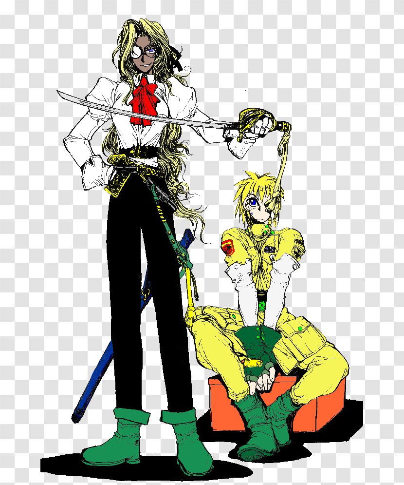 Artist DeviantArt Work Of Art - Cartoon - Integra Hellsing Transparent PNG