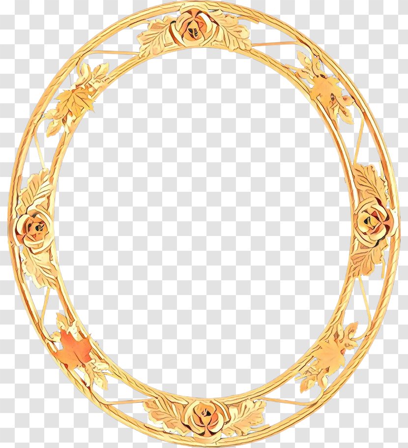 Body Jewelry Jewellery Fashion Accessory Yellow Bangle - Oval - Metal Transparent PNG