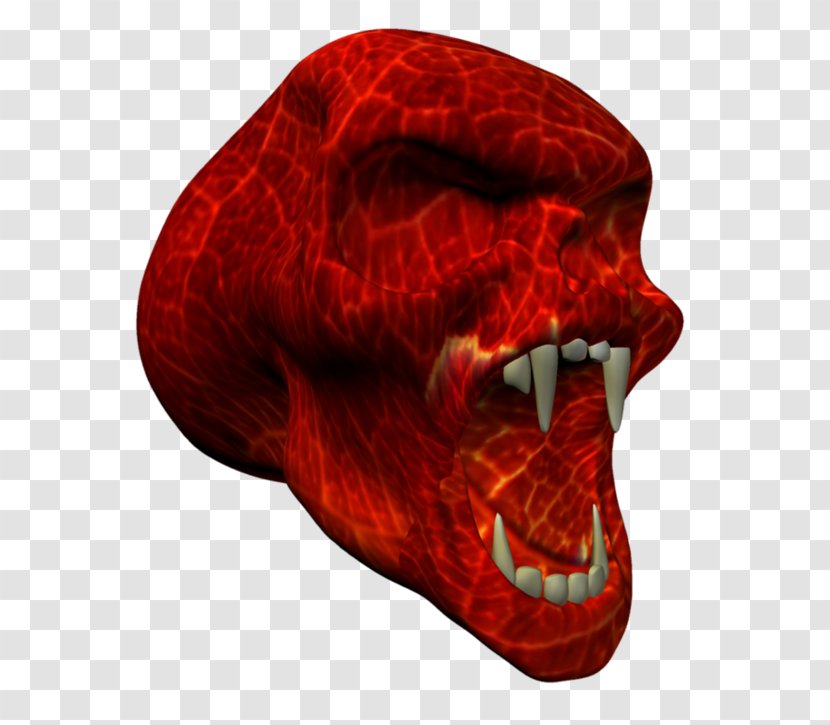 Red Skull Download - Jaw Transparent PNG