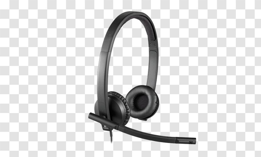 Headset Logitech H570e Headphones Stereophonic Sound - Personal Computer Transparent PNG