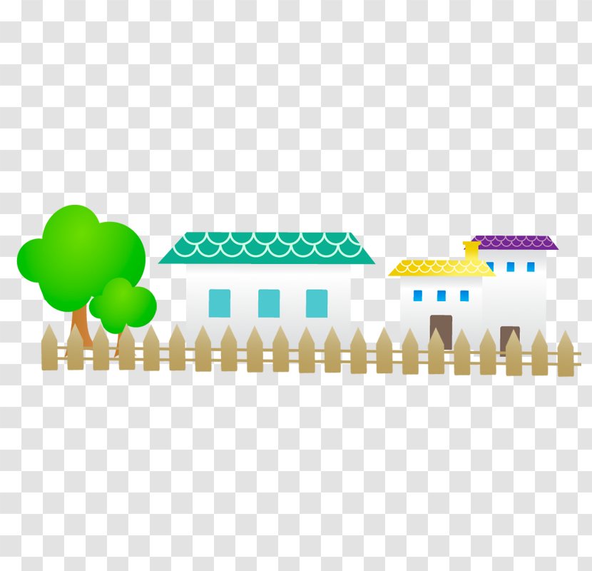 School Cartoon Drawing Download - House Transparent PNG