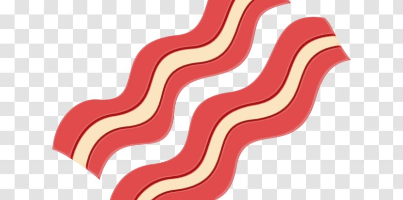 Line Emoji - Bacon And Eggs - Material Property Transparent PNG