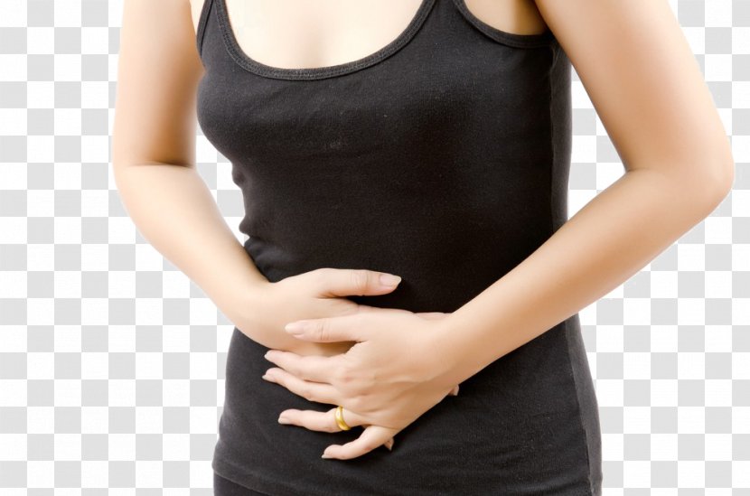 Gastrointestinal Tract Abdominal Pain Health Ovarian Drilling Back - Silhouette Transparent PNG