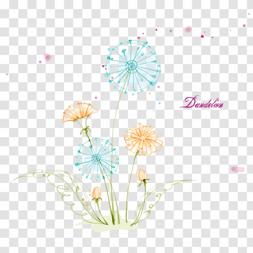 Dandelion - Floral Design Transparent PNG