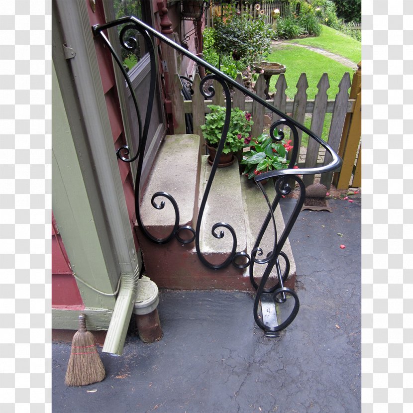 Wrought Iron Handrail Ironwork Stairs Forging - Guard Rail Transparent PNG