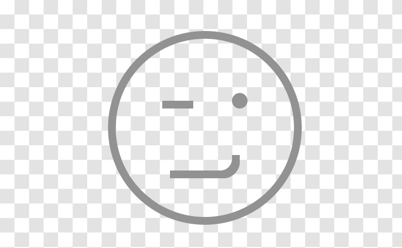 Emoticon Circle Line Symbol - 3d Flirty Transparent PNG
