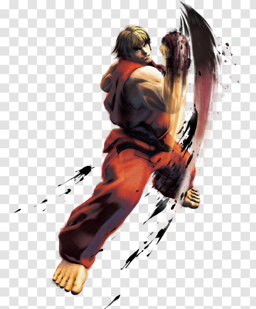 Super Street Fighter IV Ken Masters Ryu M. Bison - Akuma Transparent PNG