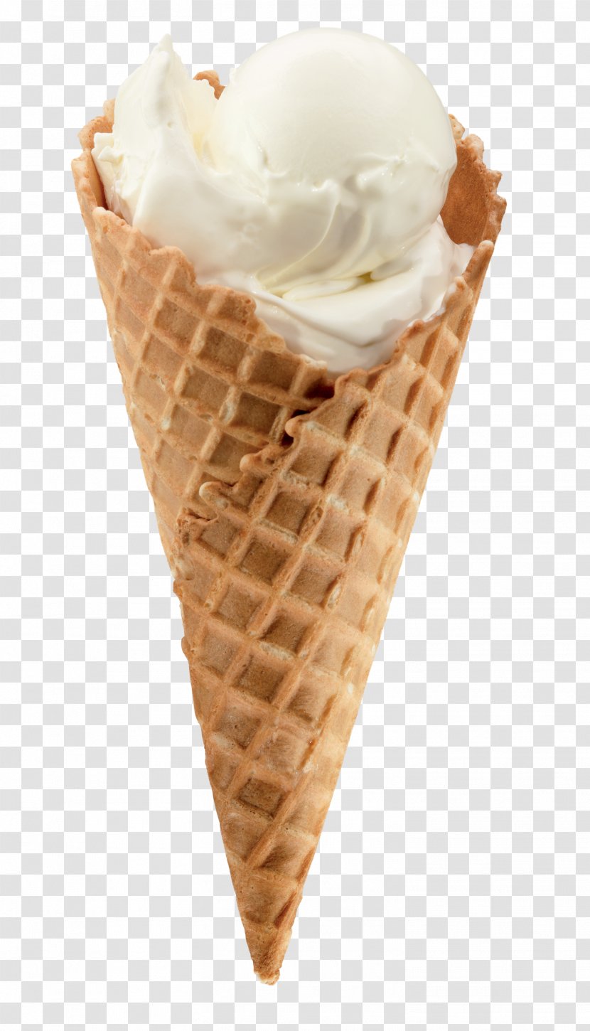 Ice Cream Cones Frozen Custard - Vanilla Transparent PNG