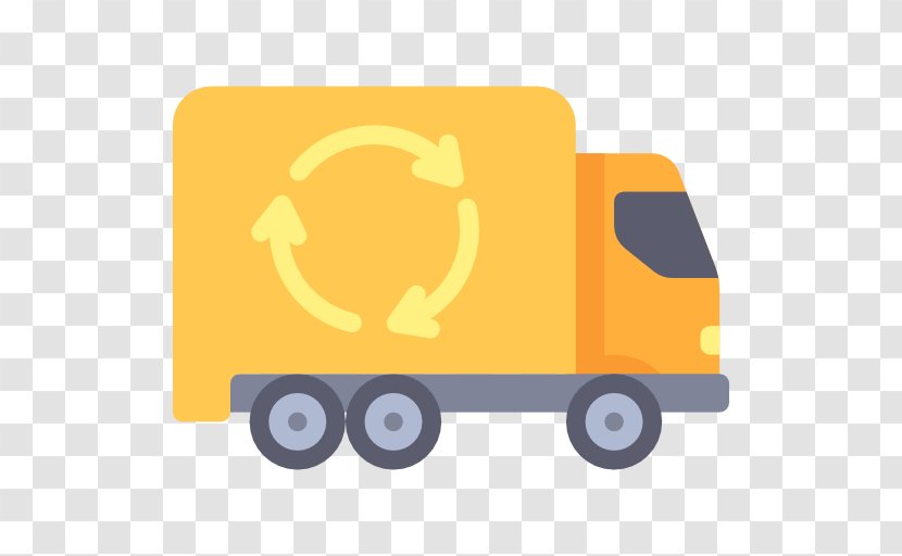 Car Vehicle Garbage Truck Waste - Orange Transparent PNG