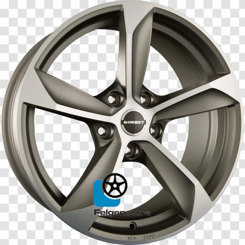 Car Alloy Wheel BORBET GmbH Rim - Spoke Transparent PNG