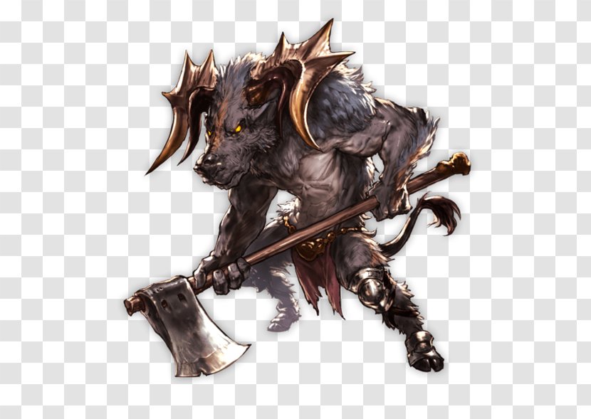 The Minotaur Theseus Granblue Fantasy Centaur - Minotaurhd Transparent PNG