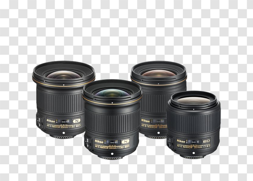 Digital SLR Camera Lens Nikon AF-S DX Nikkor 35mm F/1.8G Wide-Angle 20mm ED - Hood Transparent PNG