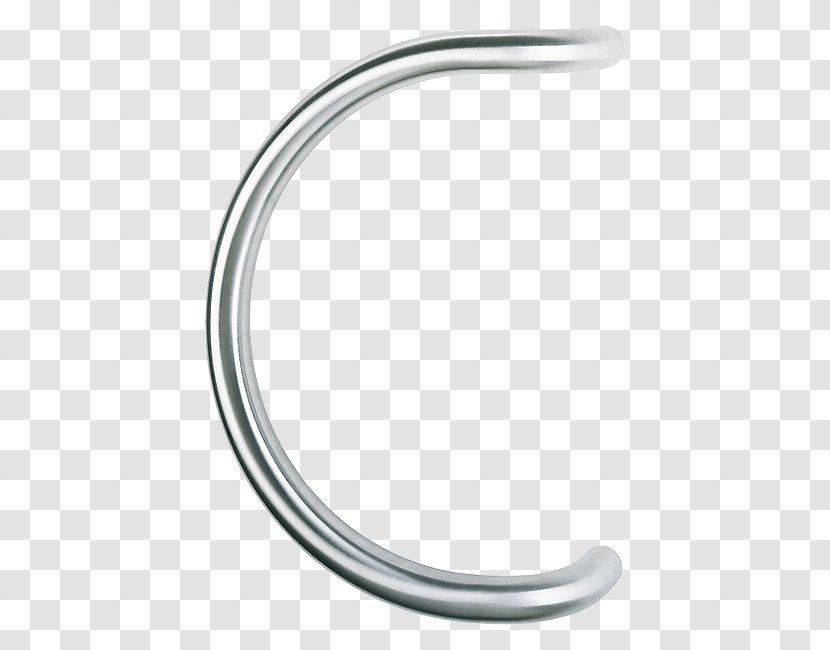 Silver Material Body Jewellery - Semi-circular Arc Transparent PNG