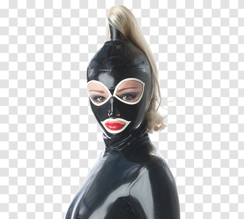 Latex Mask Ponytail Hood Clothing - Heart Transparent PNG