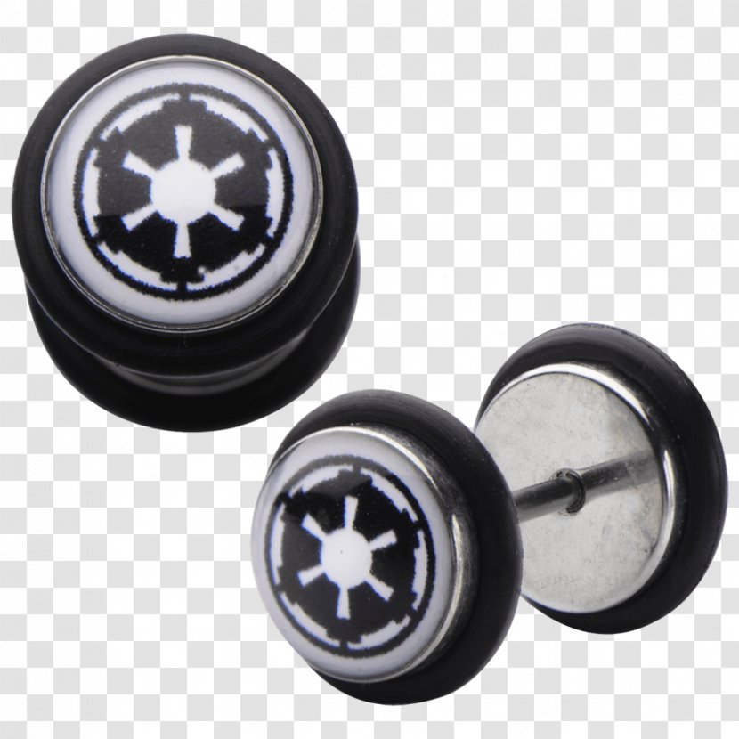 Earring Stormtrooper Anakin Skywalker Star Wars Galactic Empire - Rim Transparent PNG