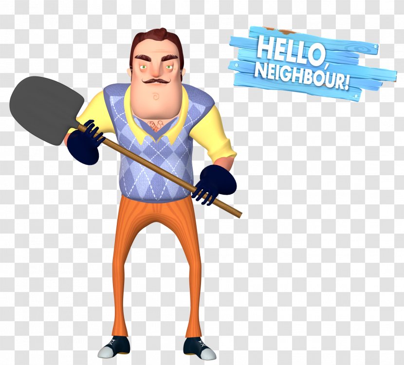 Hello Neighbor DeviantArt Fan Art Game HTML - Standing Transparent PNG