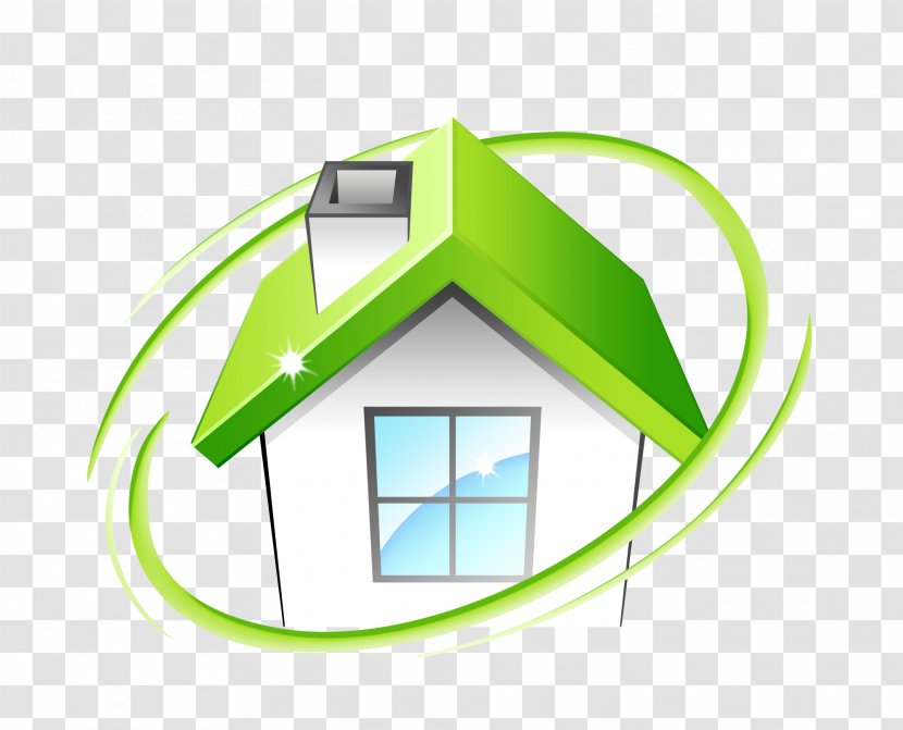 Green Home House Environmentally Friendly Efficient Energy Use Transparent PNG