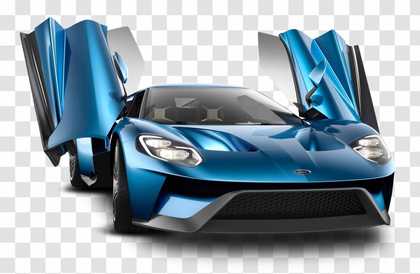 2017 Ford GT S-Max Car - Race - Gt Blue Transparent PNG