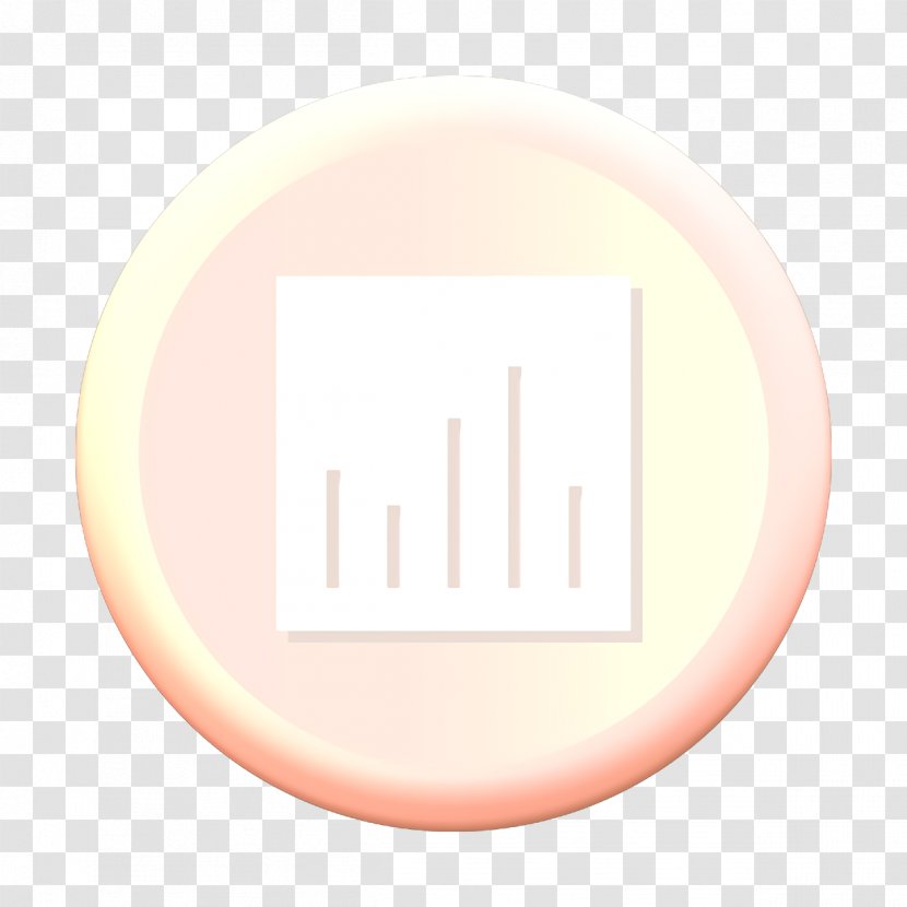 Chart Icon Graph Growth - Pink - Beige Logo Transparent PNG