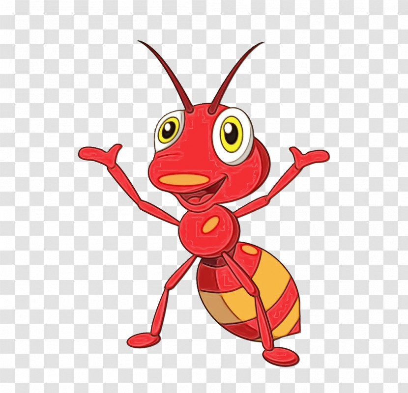Cartoon Insect Pest Membrane-winged Insect Ant Transparent PNG