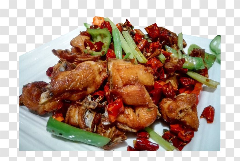 Twice Cooked Pork Kung Pao Chicken Laziji Hot - Meat - Delicious Spicy Transparent PNG