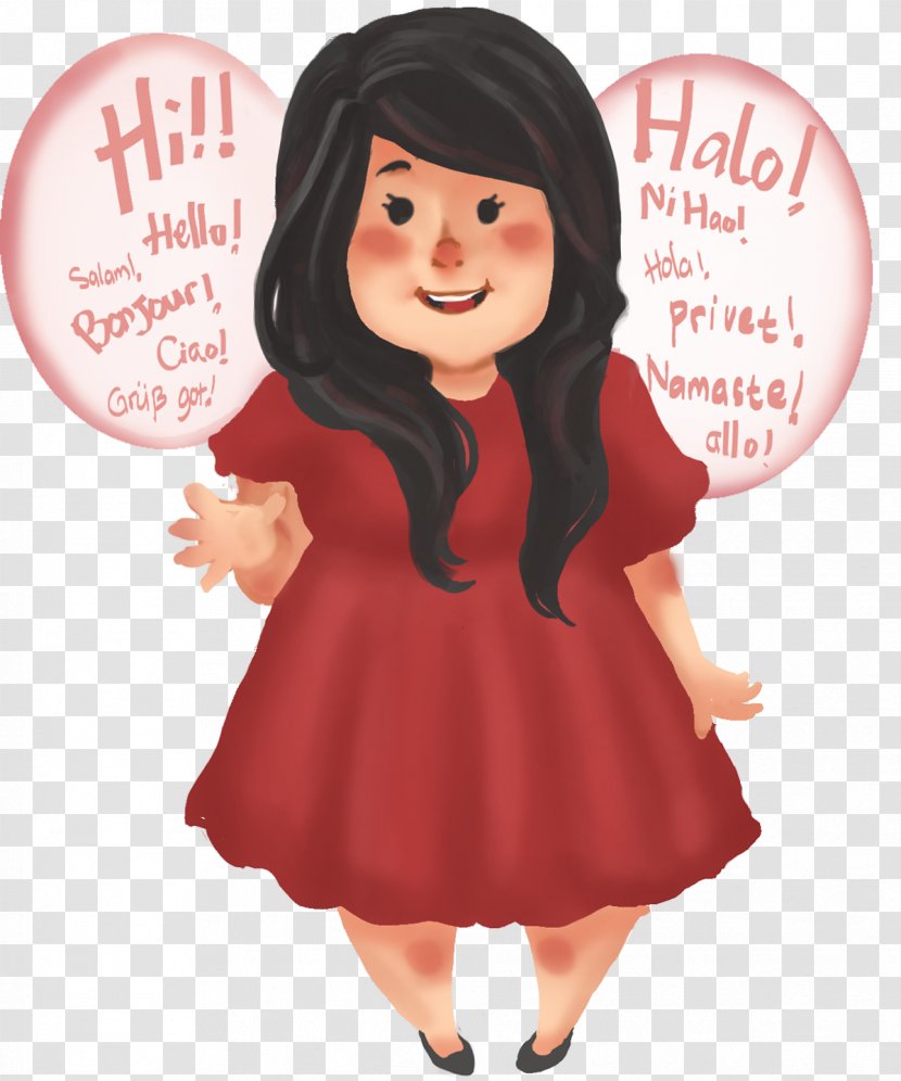 Email Behance Brown Hair Promotion Doll - Fictional Character - Bandung Sign Transparent PNG