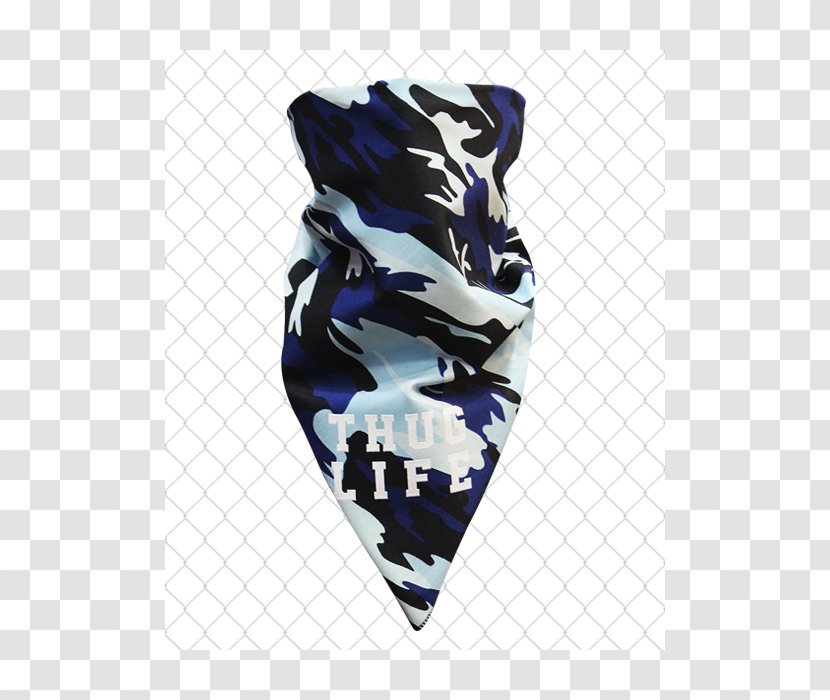 T-shirt Tracksuit Scarf Kerchief Clothing - Blue - Thug Transparent PNG