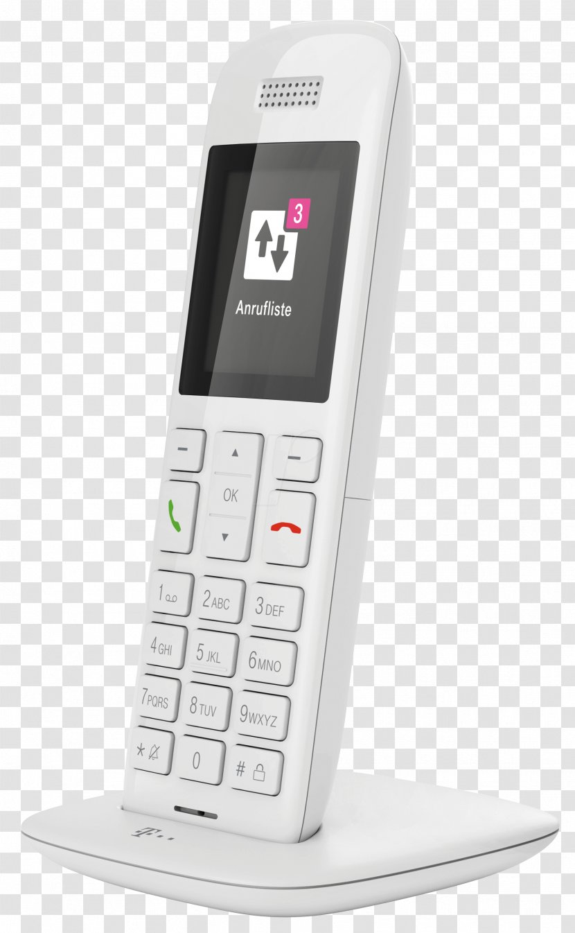 Deutsche Telekom Speedphone 11 Cordless Telephone Digital Enhanced Telecommunications - Gadget - Motorola Startac Transparent PNG