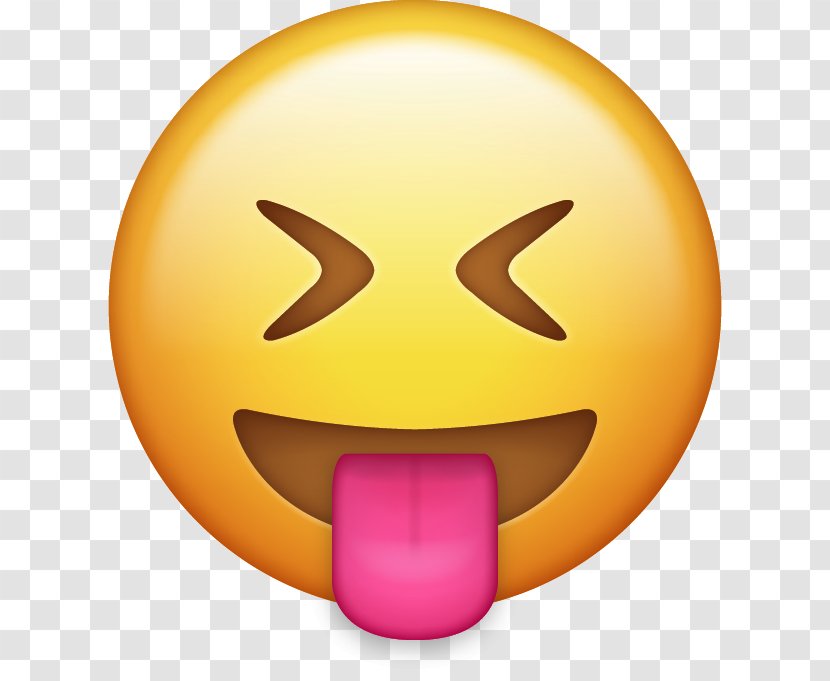 Emoji Smiley Emoticon Tongue Wink Transparent PNG
