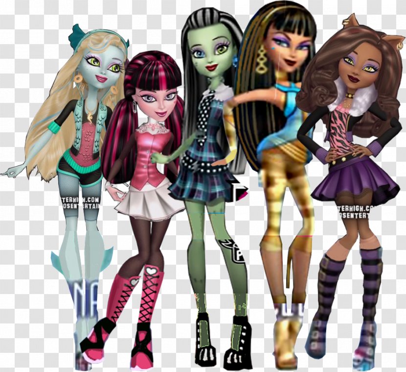 Frankie Stein Doll Monster High 3D Computer Graphics - Figurine Transparent PNG