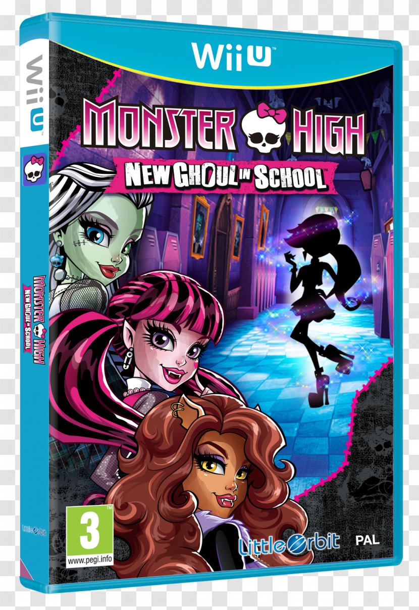 Monster High New Ghoul In School Barbie And Her Sisters: Puppy Rescue Wii U Xbox 360 - Film Transparent PNG