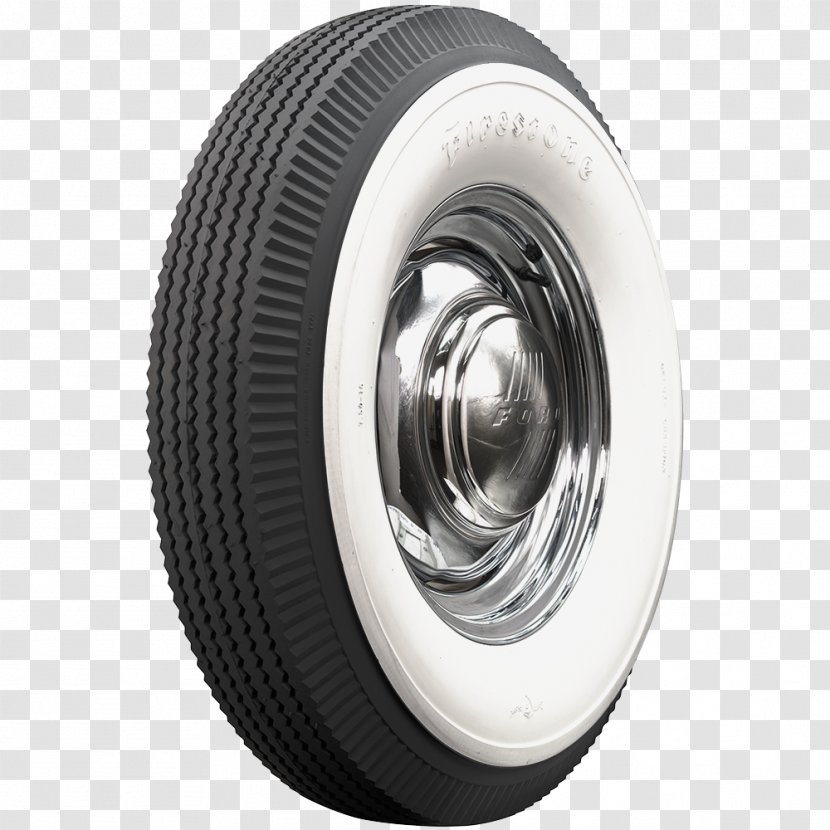 Whitewall Tire Car Coker Firestone And Rubber Company - Spoke Transparent PNG