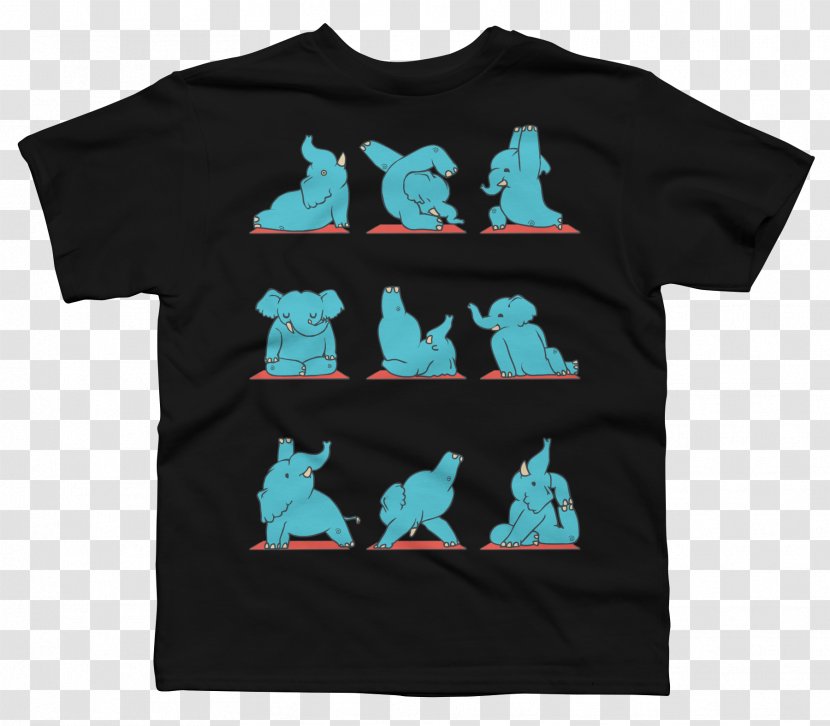 T-shirt Hoodie Neckline Elephant - Outerwear Transparent PNG