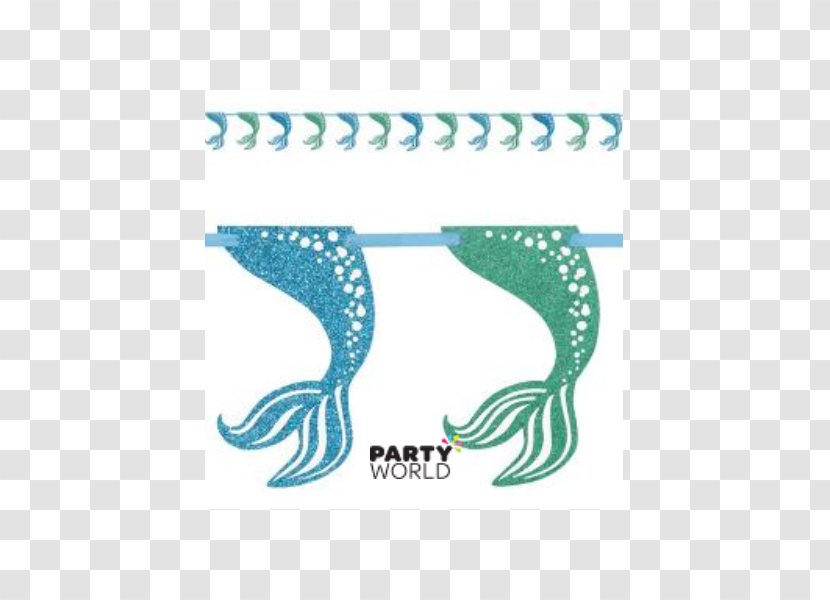 Birthday Children's Party Mermaid Garland - Gift Transparent PNG