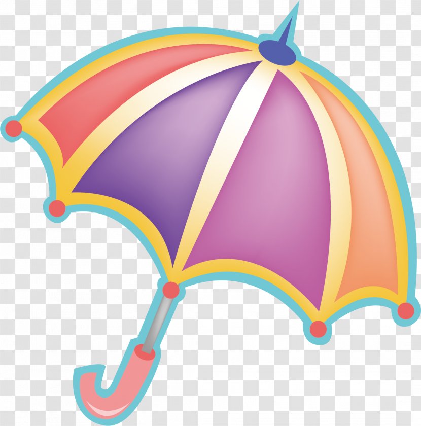 Umbrella Cartoon - Vector Material Transparent PNG