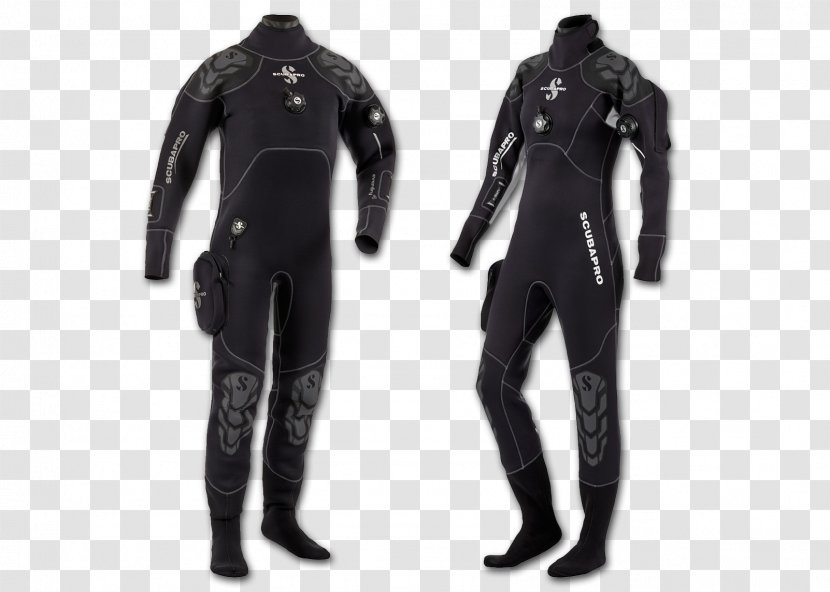 Dry Suit Scubapro Scuba Diving Wetsuit Underwater - Dive Center - Diver Clipart Transparent PNG
